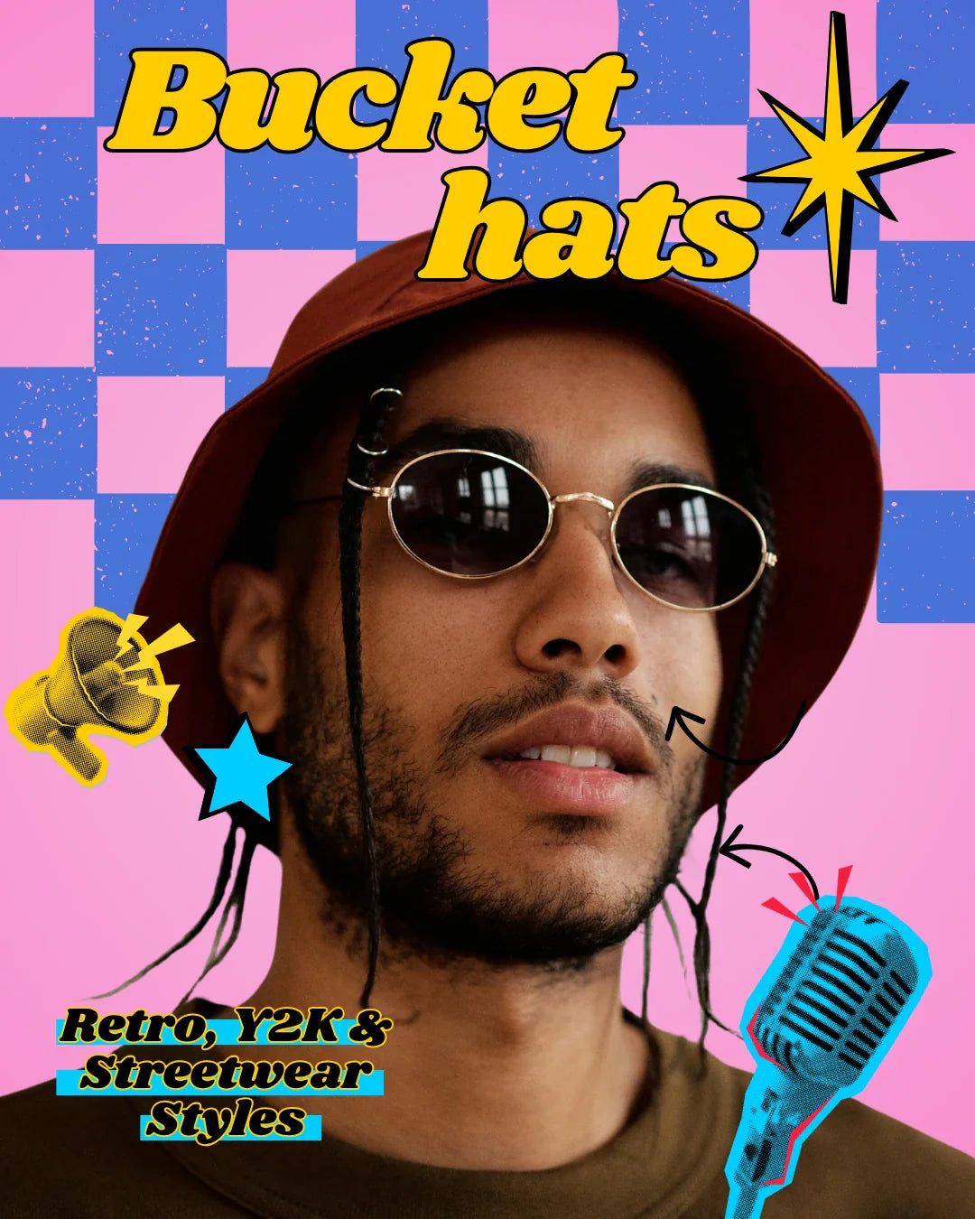 Embroidered Bucket Hats
