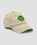 Vintage Lemon Meal Plan Typography Embroidered Distressed Dad Hat