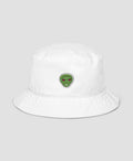 Alien Heart Eyes Y2K Embroidered Organic Cotton Bucket Hat | Retro Brim