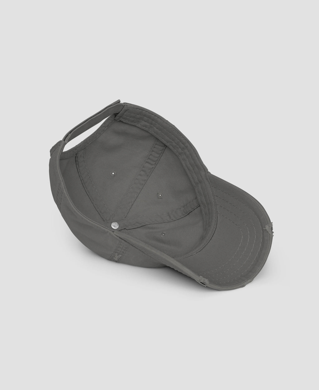 Pink Pastel Heart Yin Yang Embroidered Distressed Dad Hat