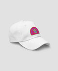 Just Stay Weird Pastel Alien Retro Embroidered Dad Hat | Retro Brim