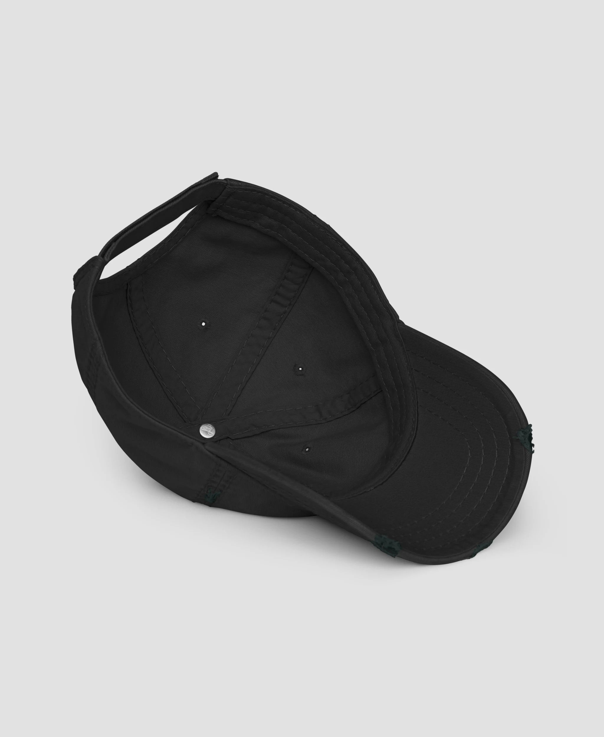 Alt Indie Checkerboard Broken Heart Embroidered Distressed Dad Hat