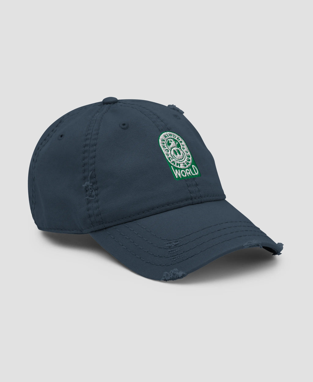 Only Kindness Can Save The World Embroidered Distressed Dad Hat