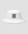 Retro Smile Graphic Embroidered Bucket Hat | Retro Brim