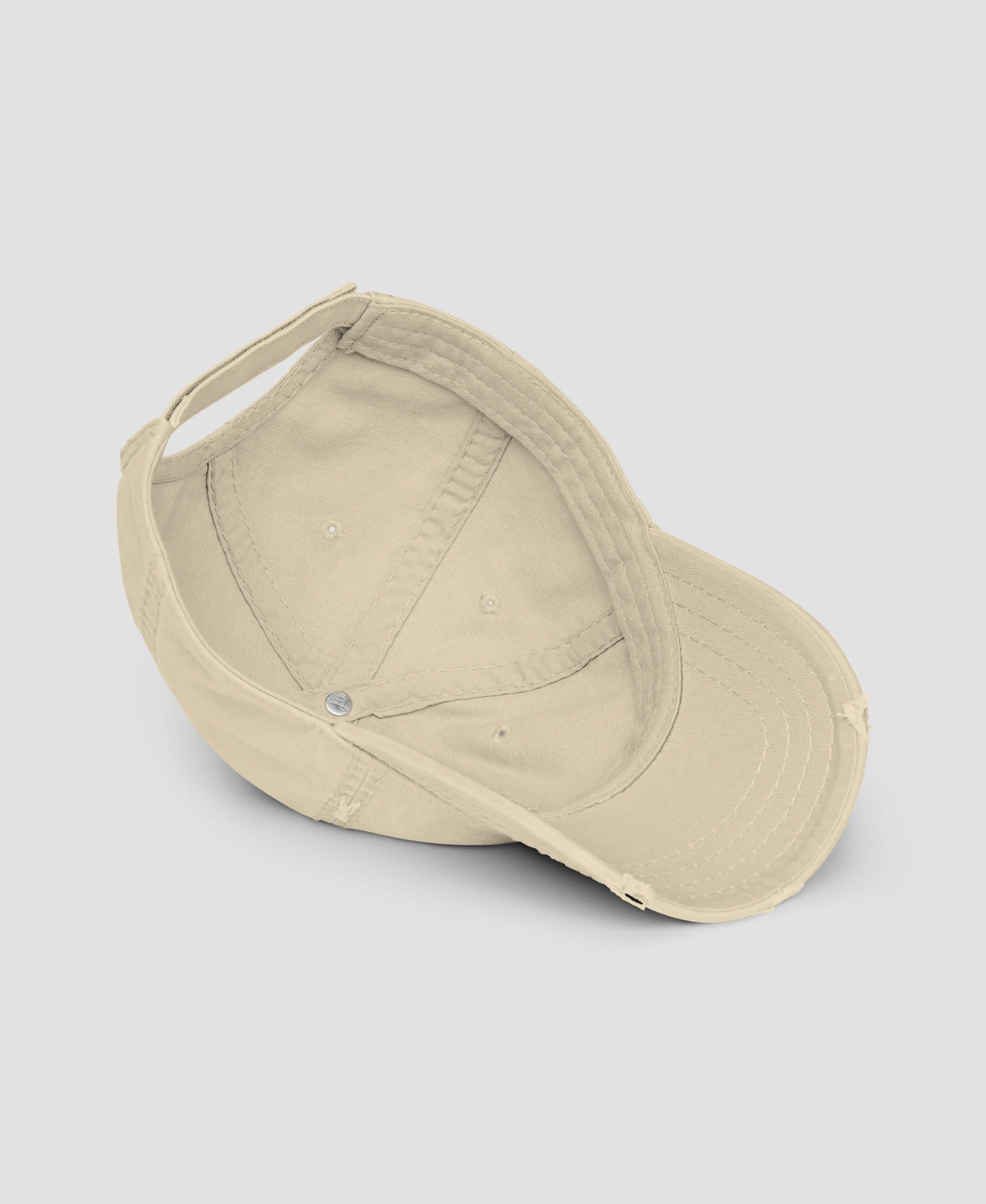 Keep Going Heart Smiley Embroidered Distressed Dad Hat